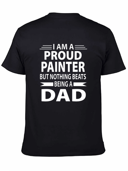 Proud Painter Dad Graphic Tee - Fathers Day Gift