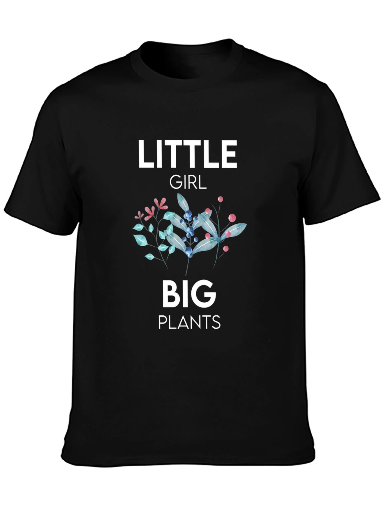 Little Girl Big Plants T-Shirt