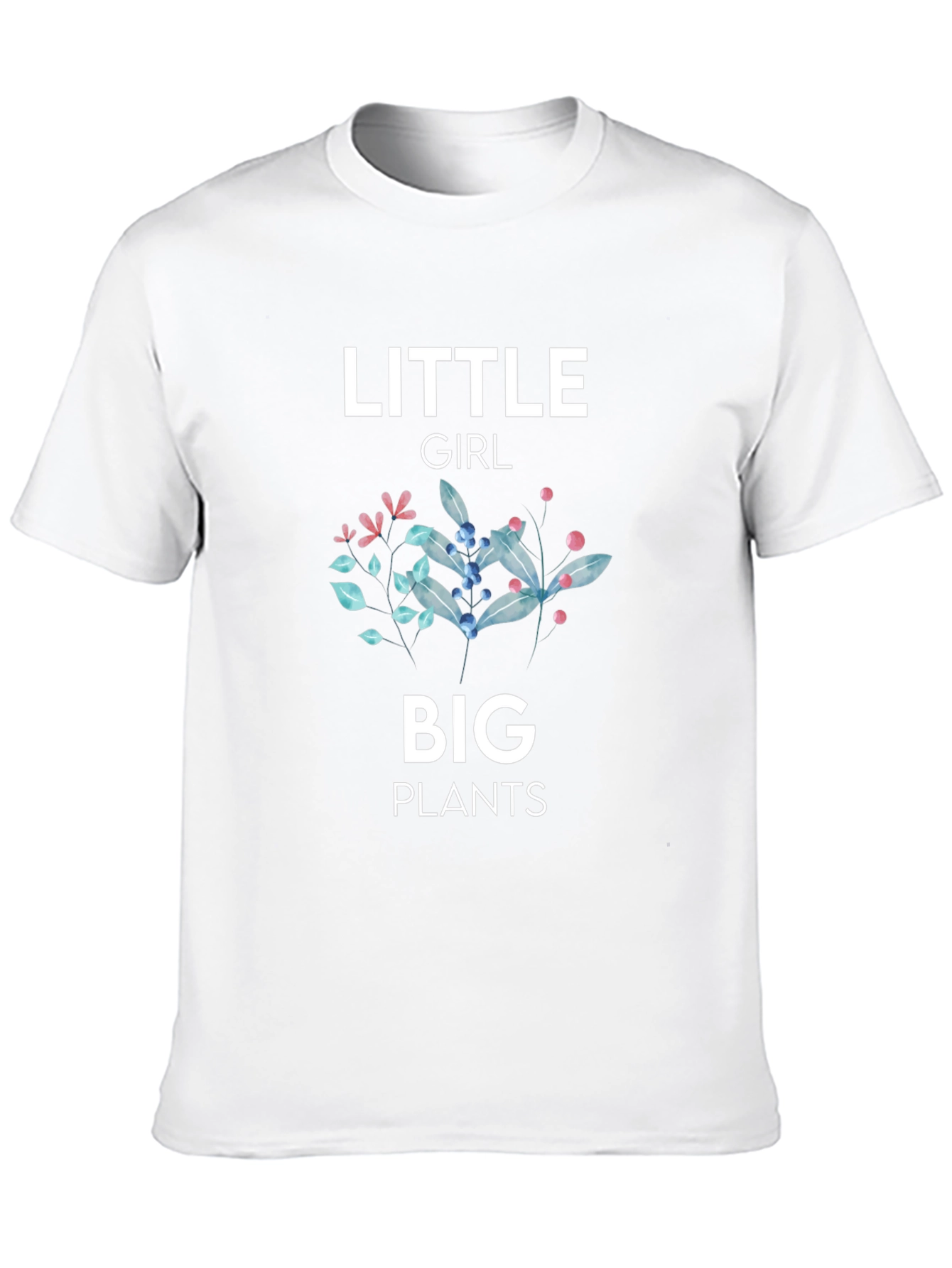 Little Girl Big Plants T-Shirt