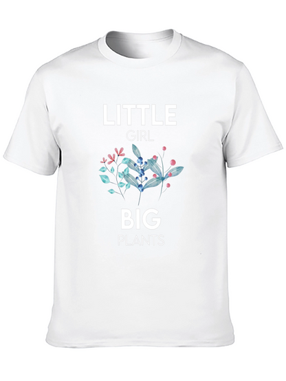 Little Girl Big Plants T-Shirt
