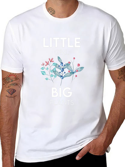 Little Girl Big Plants T-Shirt
