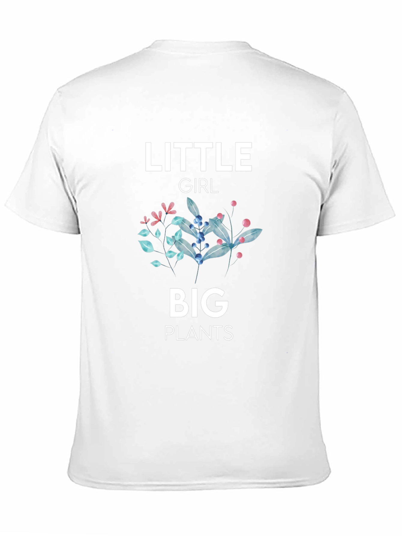 Little Girl Big Plants T-Shirt