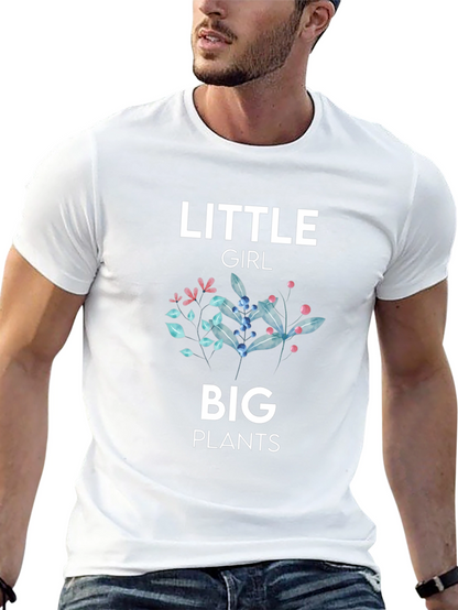 Little Girl Big Plants T-Shirt