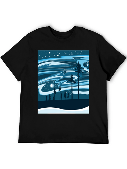 Night Sky Forest Graphic Tee