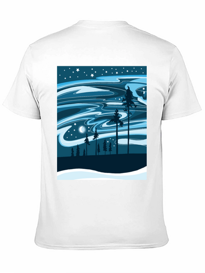 Night Sky Forest Graphic Tee