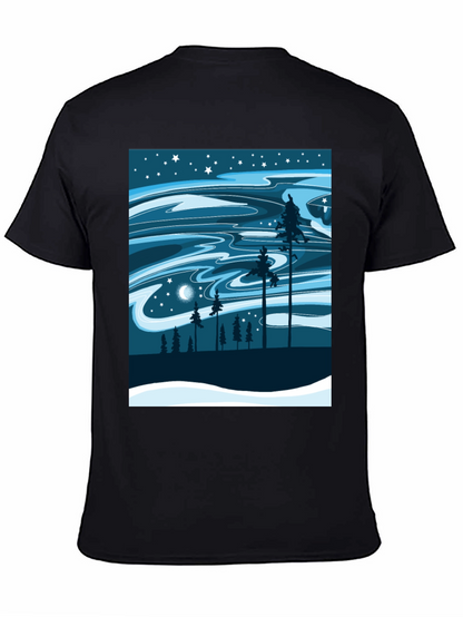 Night Sky Forest Graphic Tee