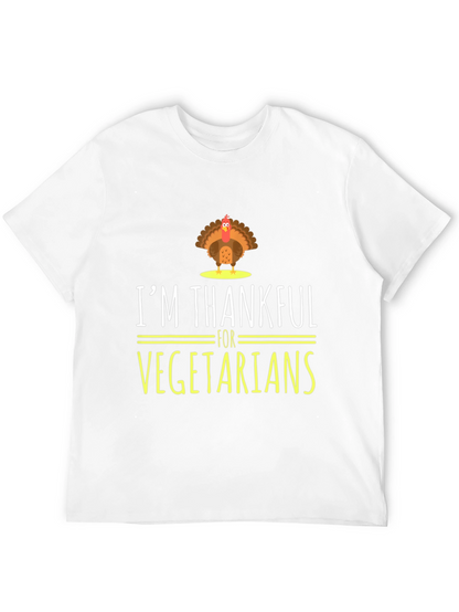 Im Thankful for Vegetarians Turkey Graphic T-Shirt