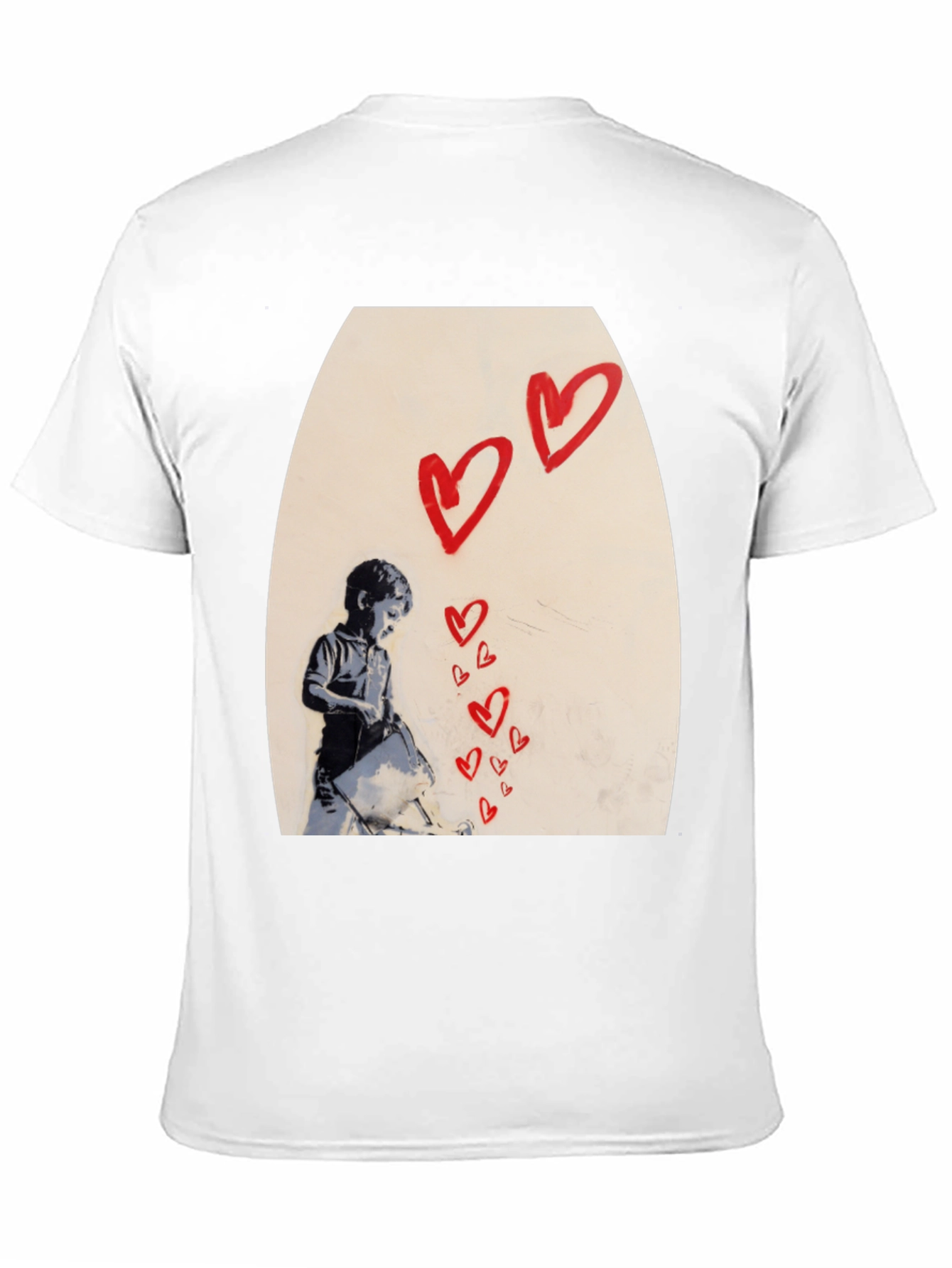 Banksy Heart Graffiti T-Shirt