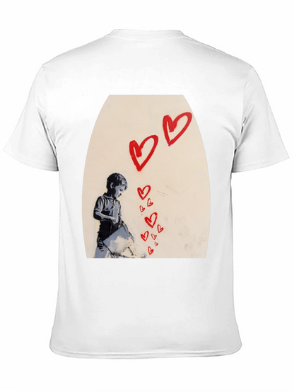 Banksy Heart Graffiti T-Shirt