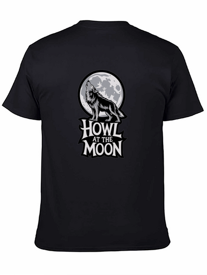 Howl at the Moon Graphic T-Shirt - Black