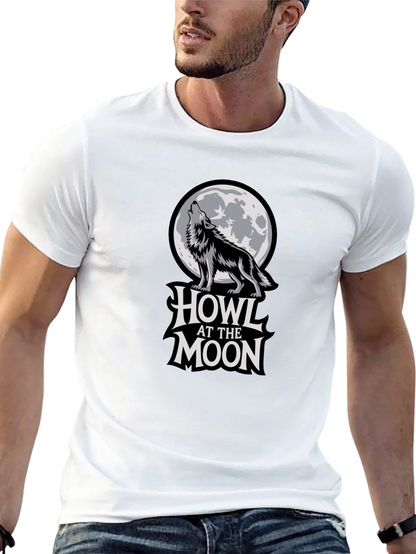 Howl at the Moon Graphic T-Shirt - Black