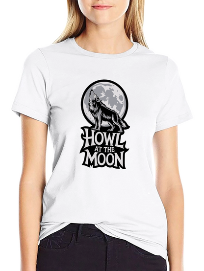 Howl at the Moon Graphic T-Shirt - Black