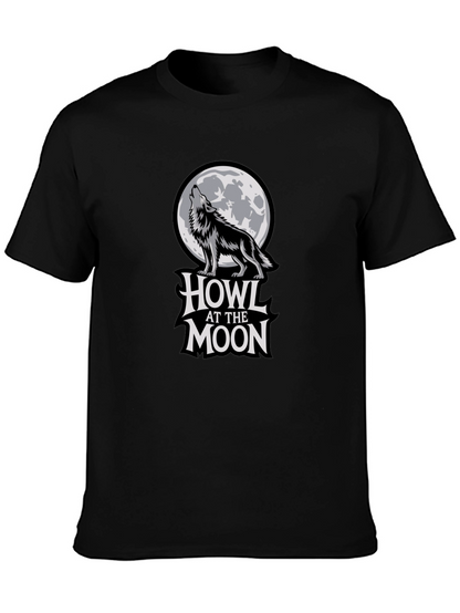 Howl at the Moon Graphic T-Shirt - Black