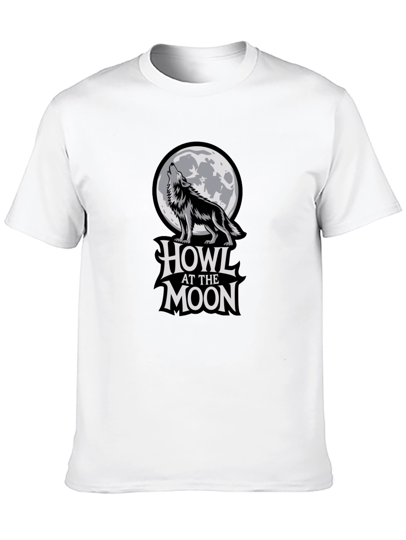 Howl at the Moon Graphic T-Shirt - Black