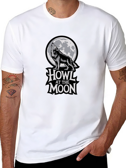 Howl at the Moon Graphic T-Shirt - Black
