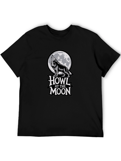 Howl at the Moon Graphic T-Shirt - Black