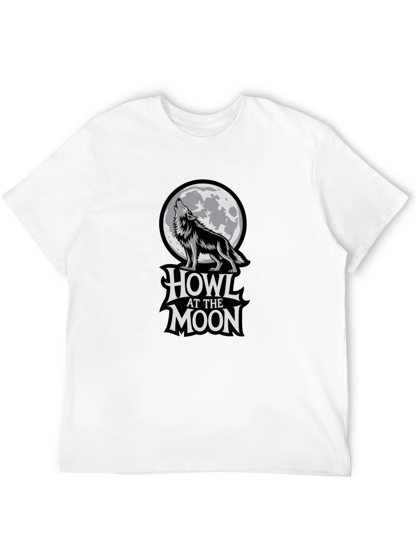 Howl at the Moon Graphic T-Shirt - Black