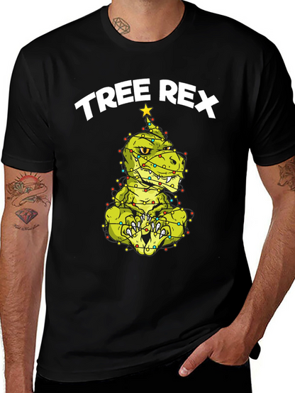 Tree Rex Dinosaur Christmas T-Shirt