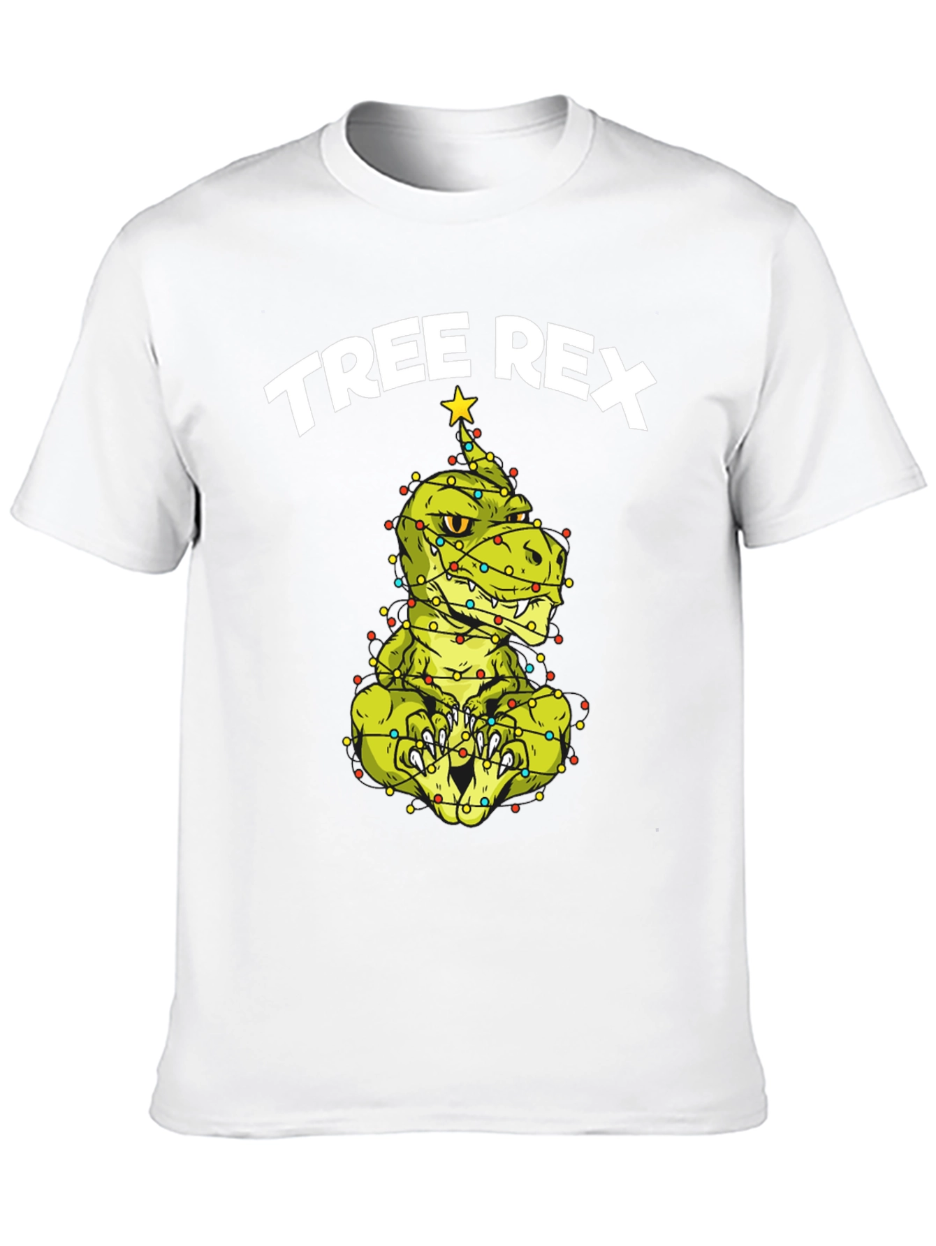 Tree Rex Dinosaur Christmas T-Shirt
