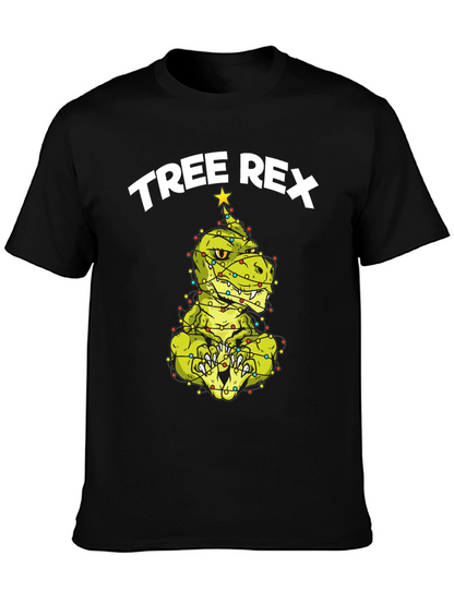 Tree Rex Dinosaur Christmas T-Shirt