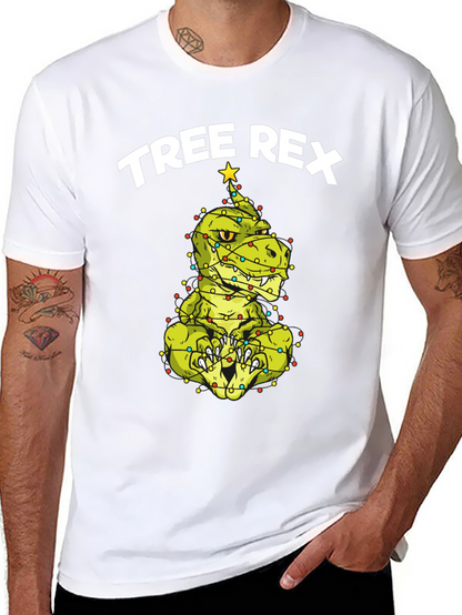 Tree Rex Dinosaur Christmas T-Shirt