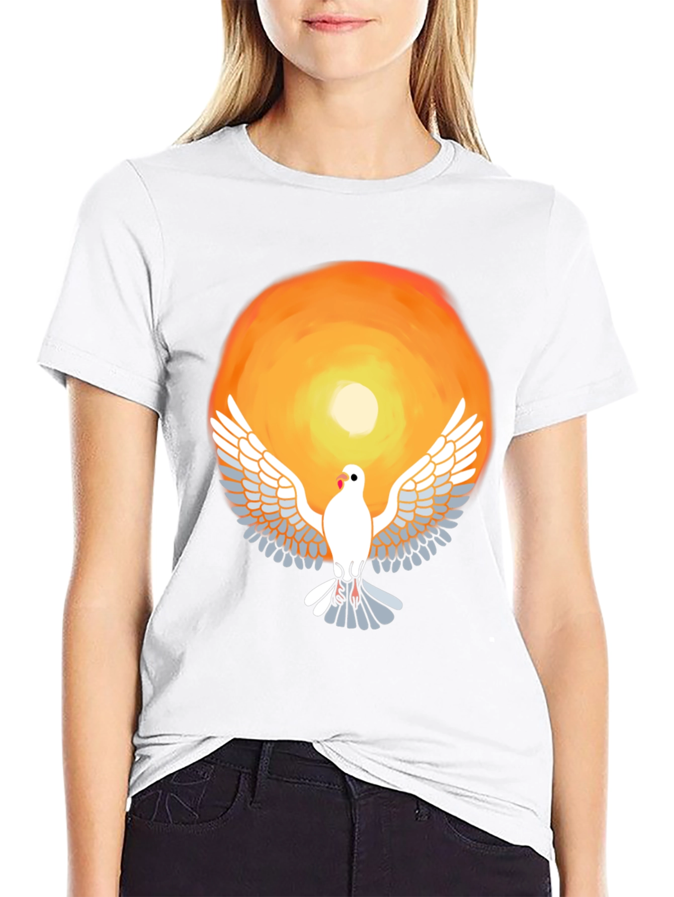 Dove Graphic Tee - Unisex Soft Cotton Blend