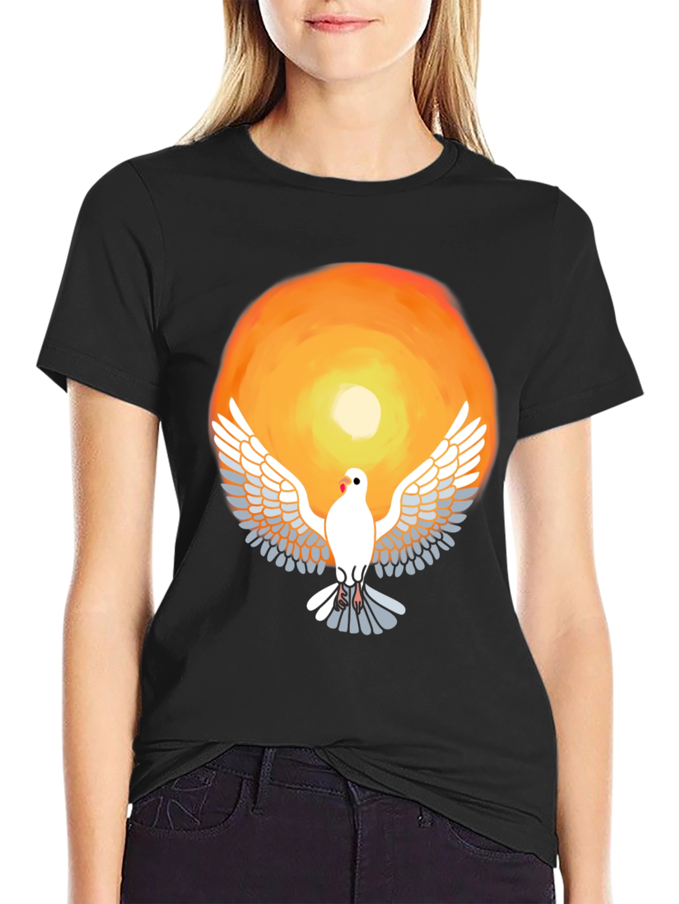 Dove Graphic Tee - Unisex Soft Cotton Blend