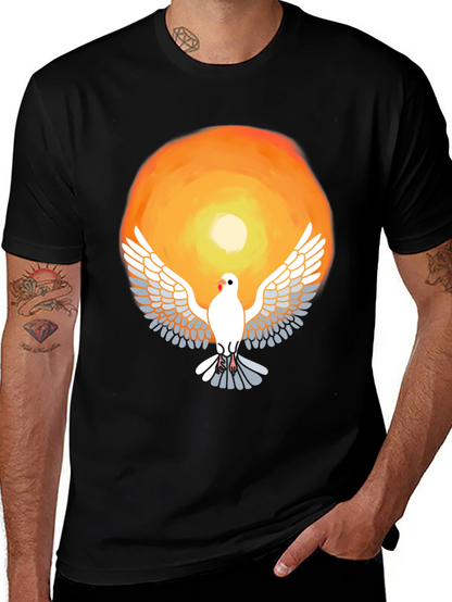 Dove Graphic Tee - Unisex Soft Cotton Blend