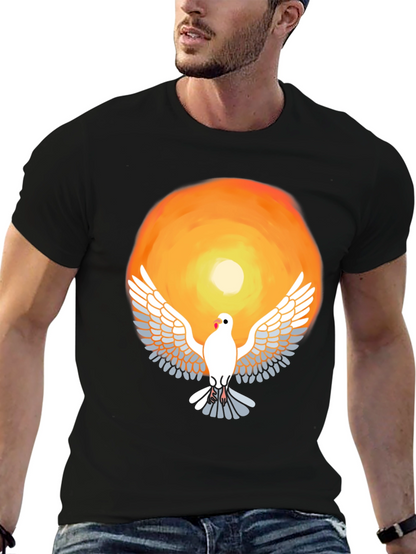 Dove Graphic Tee - Unisex Soft Cotton Blend