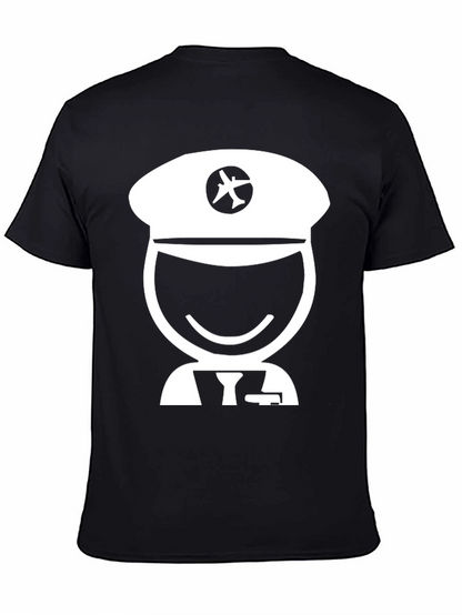 Pilot Cartoon Graphic T-Shirt