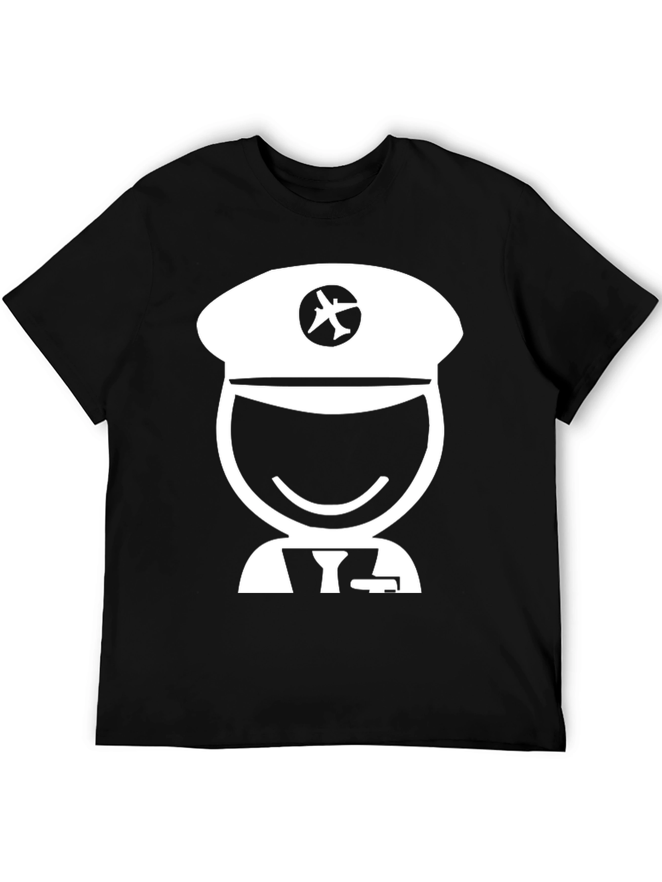 Pilot Cartoon Graphic T-Shirt