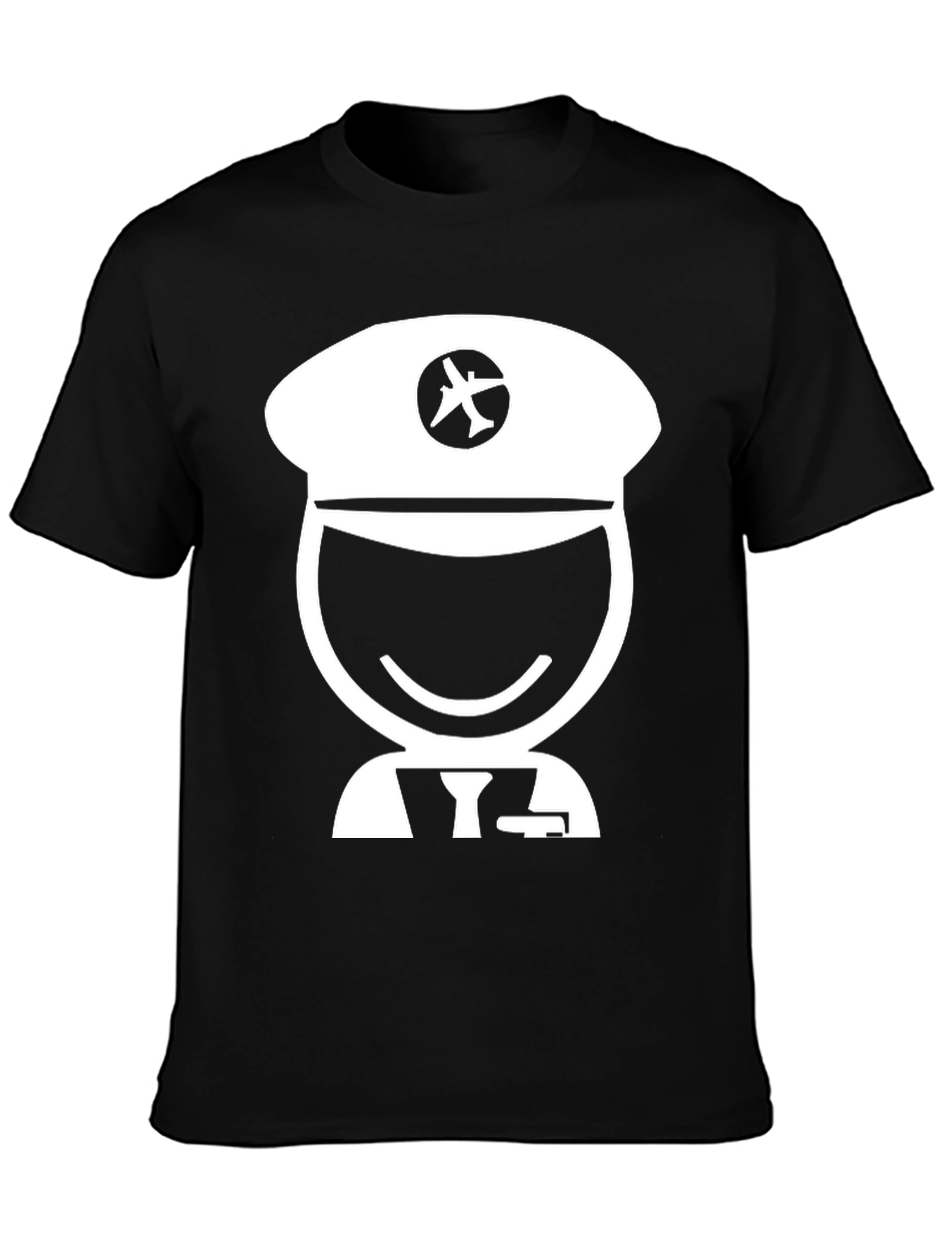 Pilot Cartoon Graphic T-Shirt