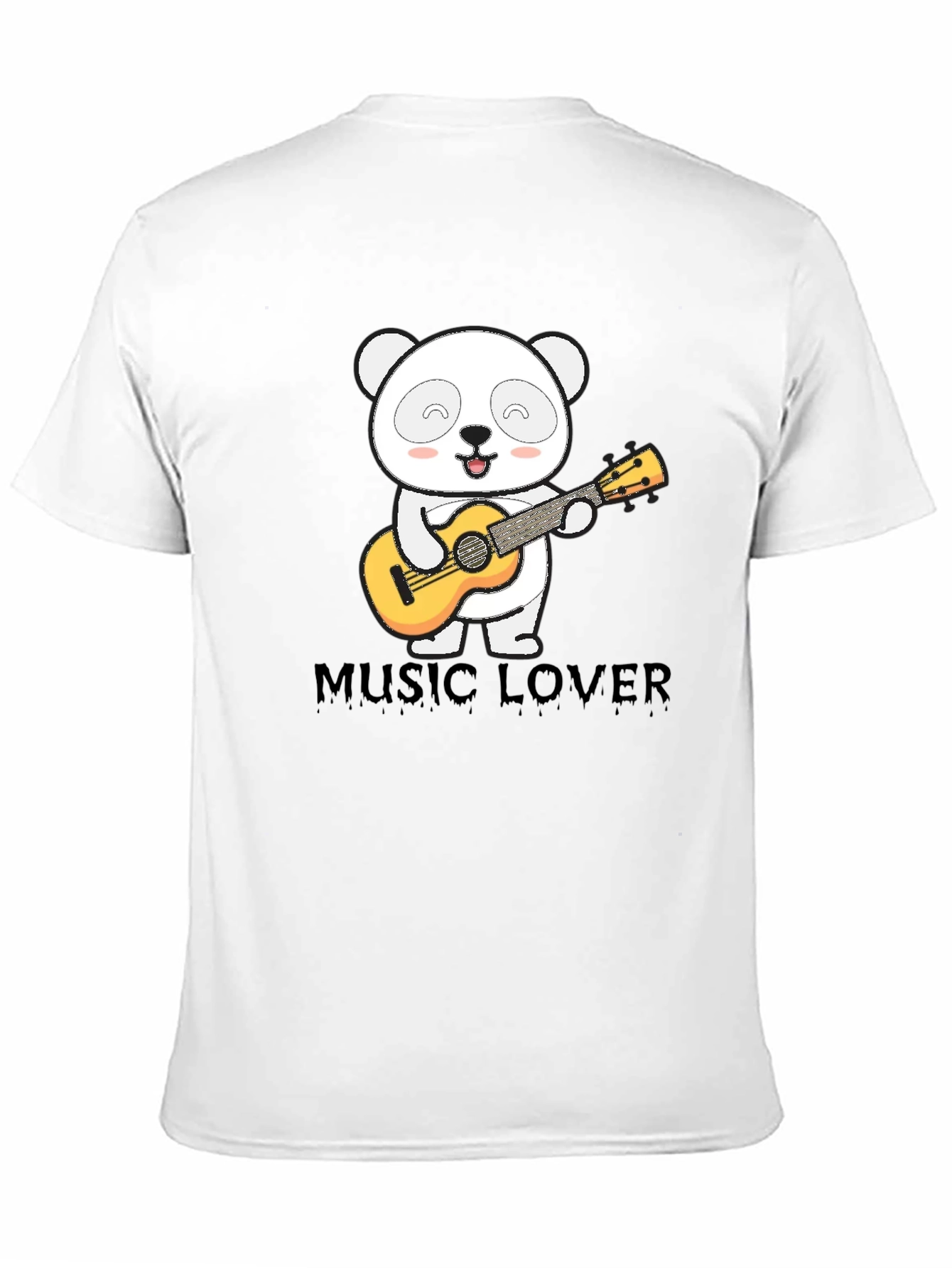 Panda Music Lover Graphic T-Shirt