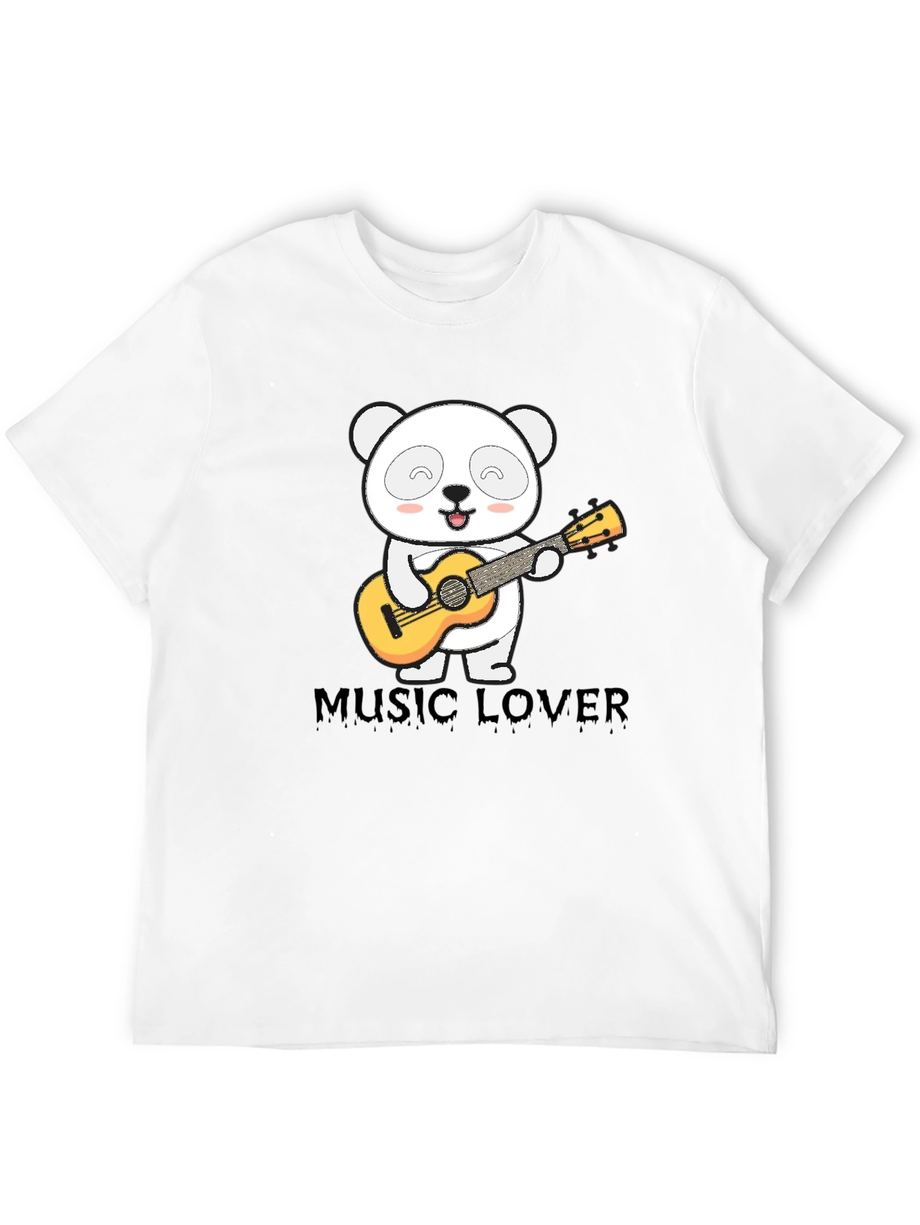 Panda Music Lover Graphic T-Shirt