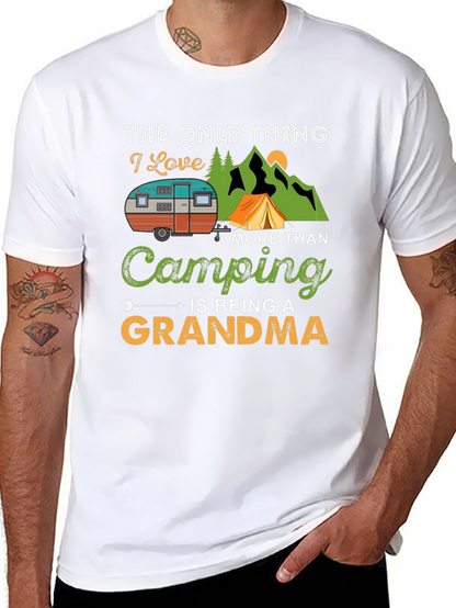 Camping Grandma T-Shirt: I Love Camping!