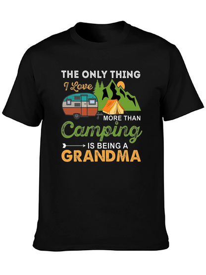 Camping Grandma T-Shirt: I Love Camping!
