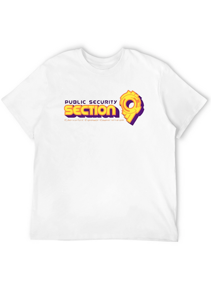 Public Security Section 9 Black T-Shirt