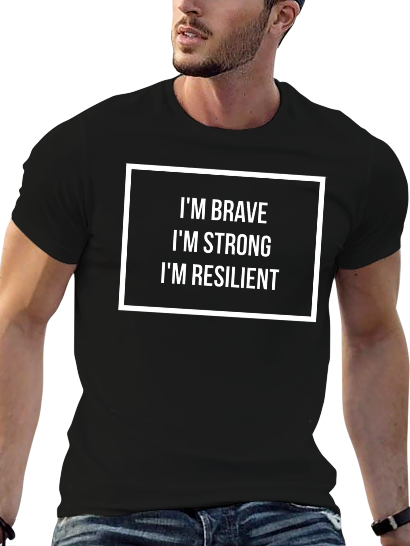 Im Brave Strong Resilient Graphic Tee