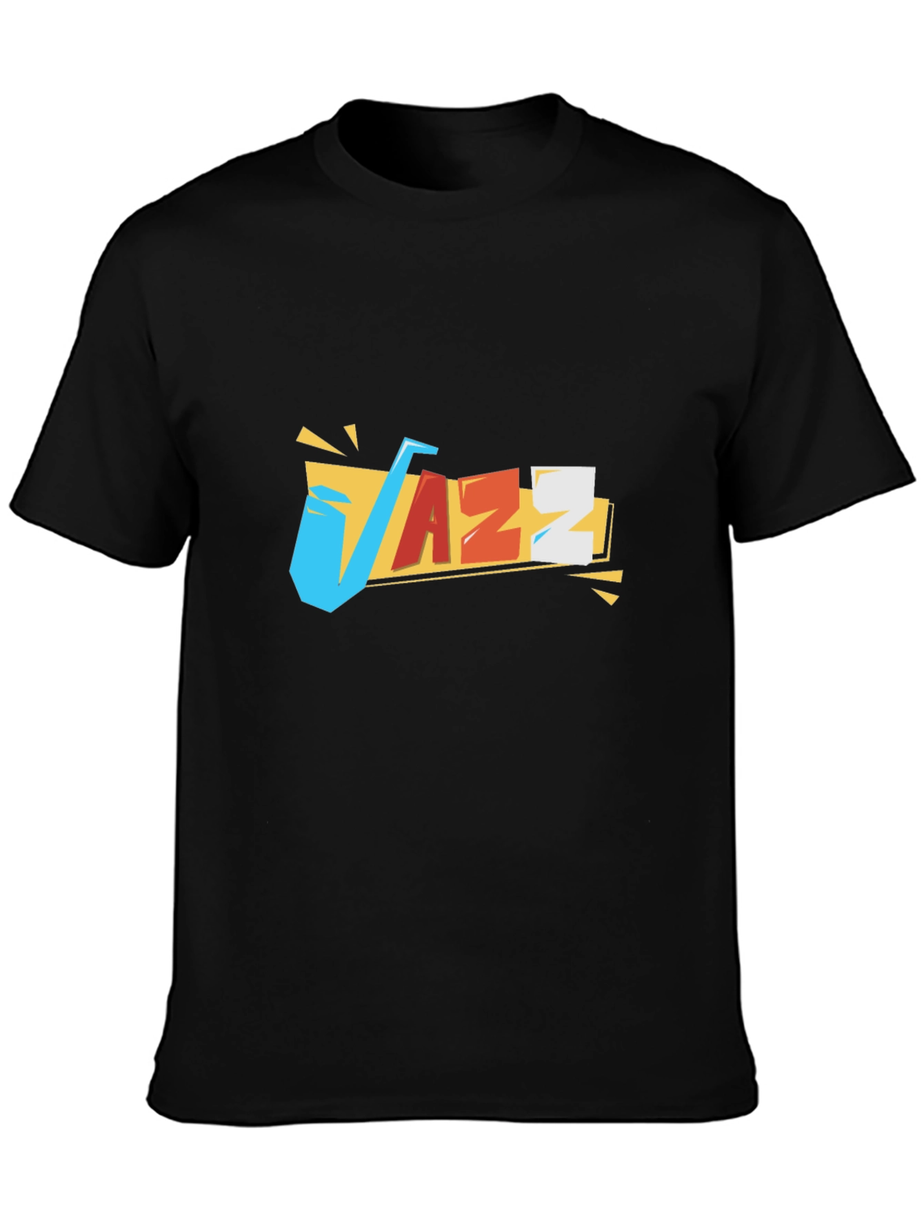 Cool Jazz Graphic Black T-Shirt