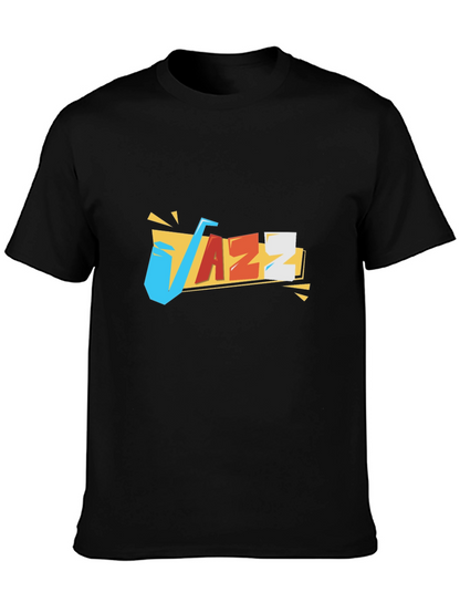 Cool Jazz Graphic Black T-Shirt