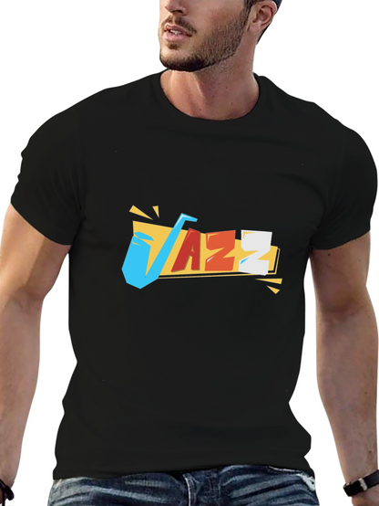 Cool Jazz Graphic Black T-Shirt