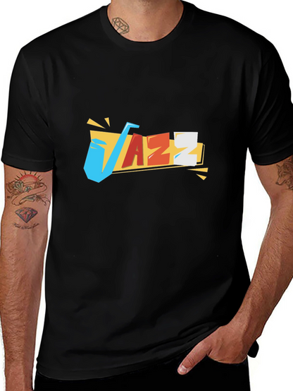 Cool Jazz Graphic Black T-Shirt