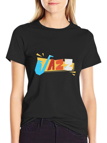 Cool Jazz Graphic Black T-Shirt