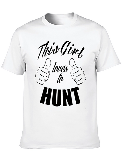 This Girl Loves To Hunt Graphic Tee