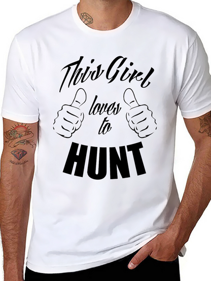 This Girl Loves To Hunt Graphic Tee