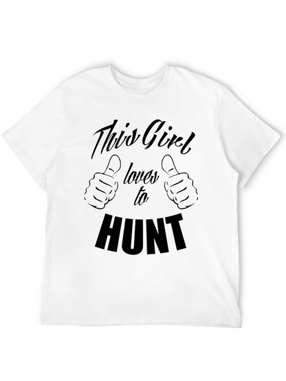 This Girl Loves To Hunt Graphic Tee