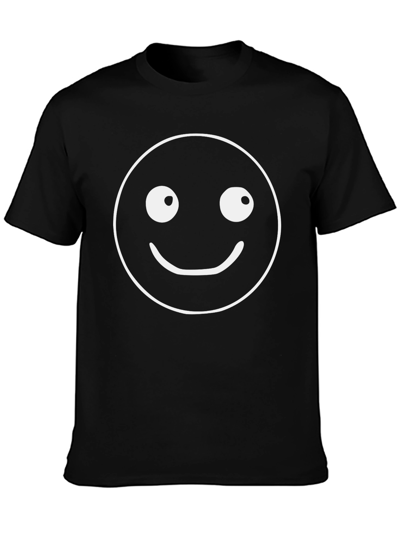 Smiley Face Graphic T-Shirt - Soft Cotton Blend