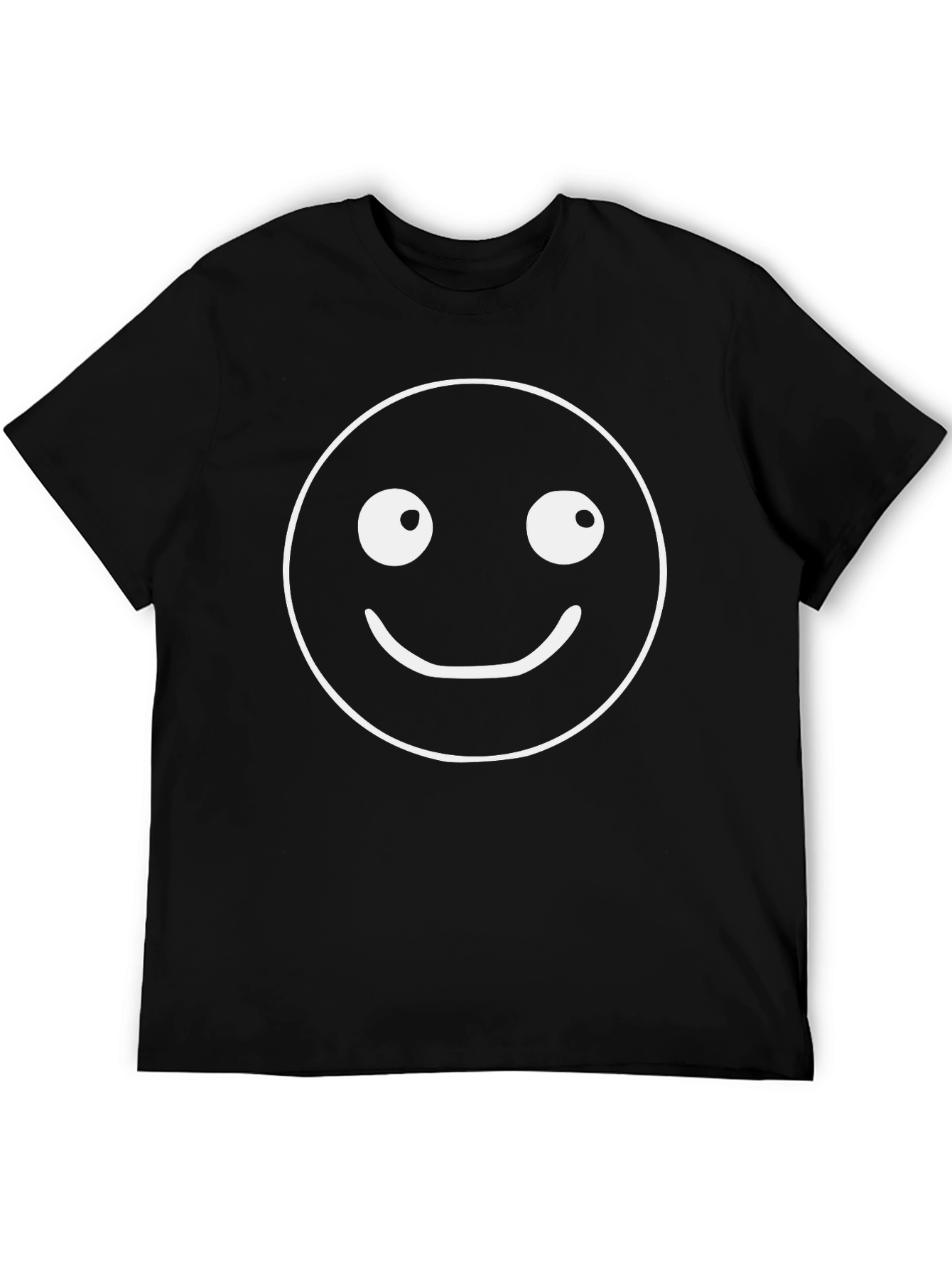 Smiley Face Graphic T-Shirt - Soft Cotton Blend