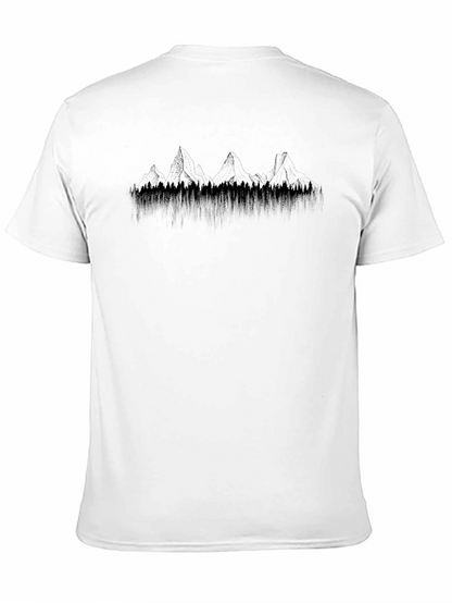 Mountainscape Graphic Tee - Stylish Nature-Inspired Design