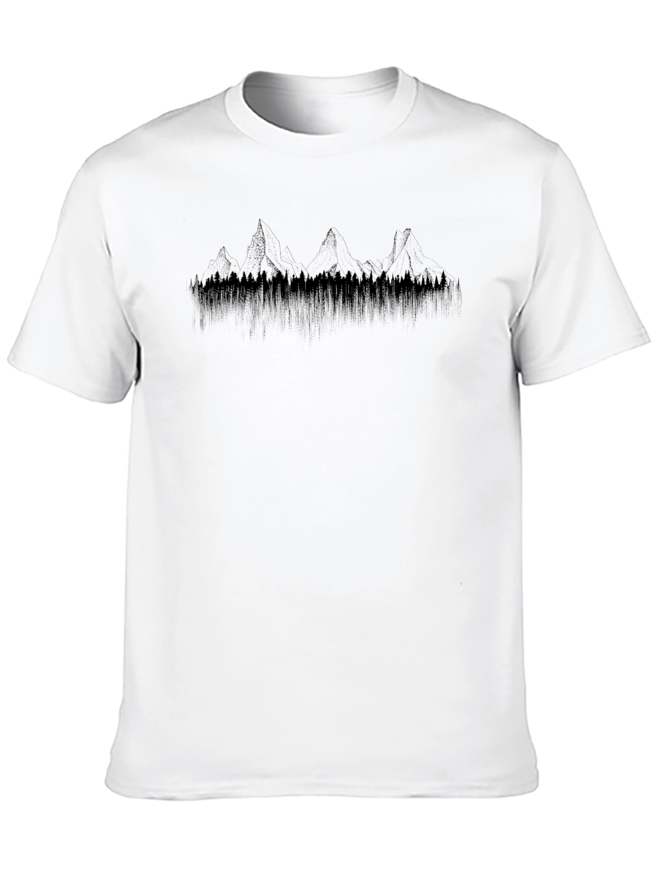 Mountainscape Graphic Tee - Stylish Nature-Inspired Design